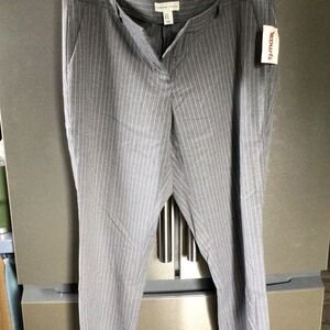 NWT Grey pinstripe pants